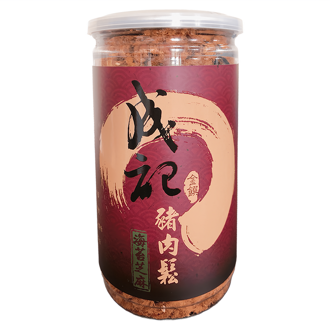 成記食品 豬肉鬆 芝麻海苔, 250g, 1罐
