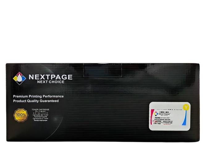 NEXTPAGE 台灣榮工 副廠 高印量碳粉匣 適用 HP 印表機, 黃色, 1個