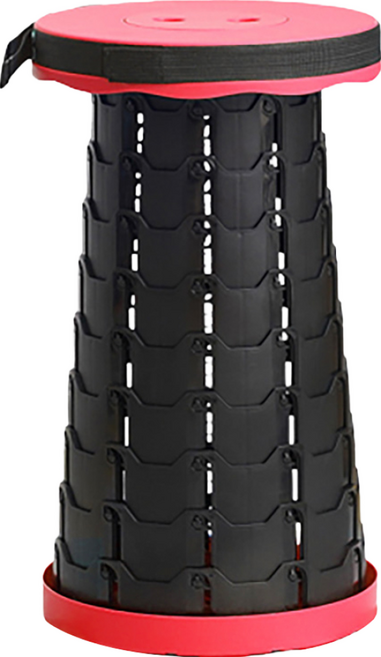 咪咪購物 伸縮螺旋椅 45 x 25cm, 紅色, 1個