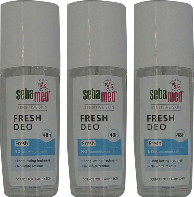 sebamed 施巴 體香露 清新海洋, 75ml, 3瓶