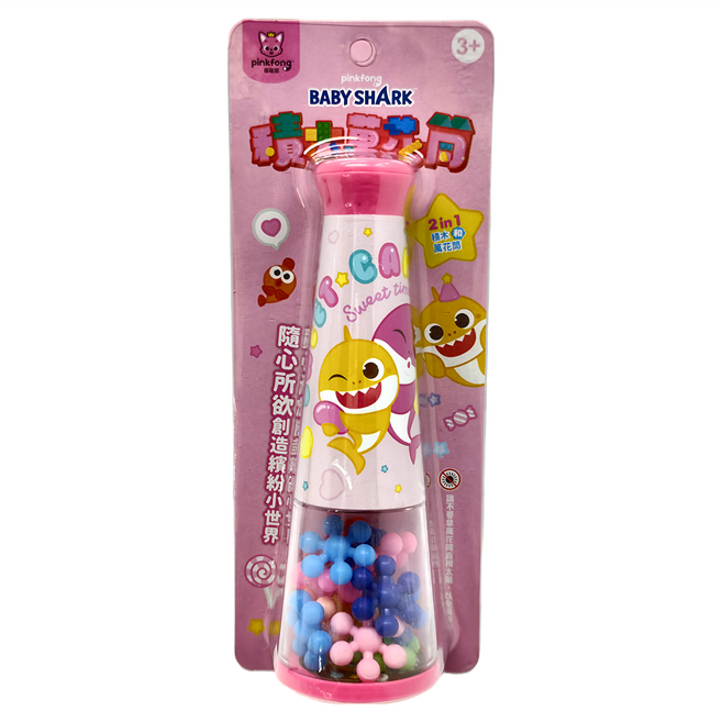 pinkfong 碰碰狐 積木萬花筒 3歲以上, 碰碰狐 粉色, 1個