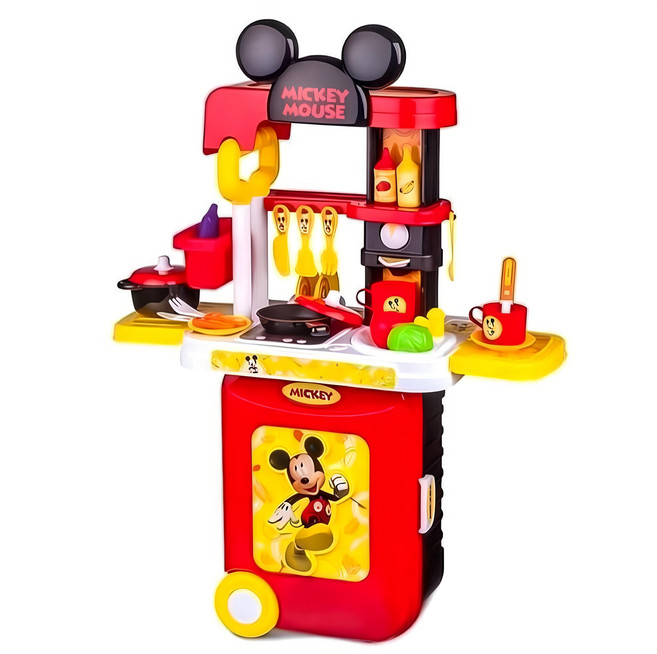 MICKEY MOUSE 米奇 米奇系列三合一厨具組, 米奇 紅色 + 黃色 + 白色, 1組