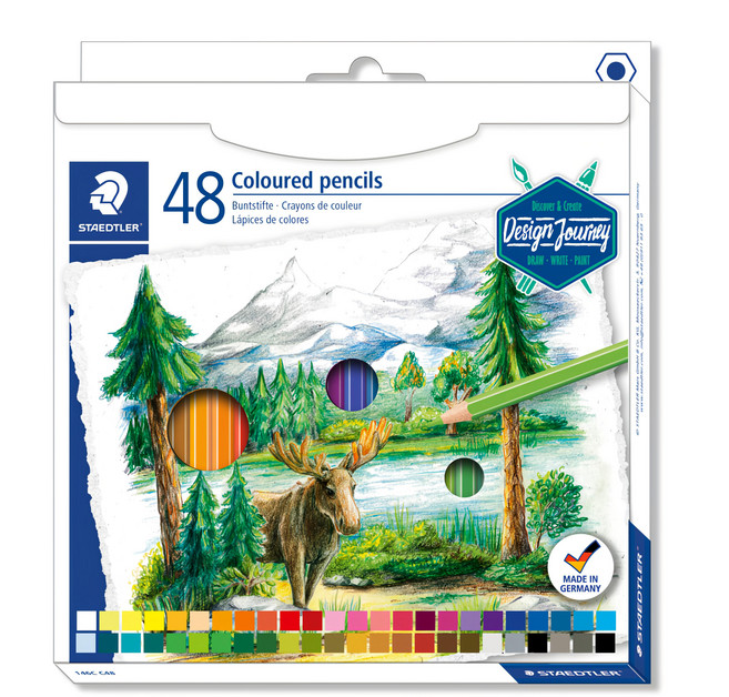 STAEDTLER 施德樓 146 六角色鉛筆, 48色, 1盒
