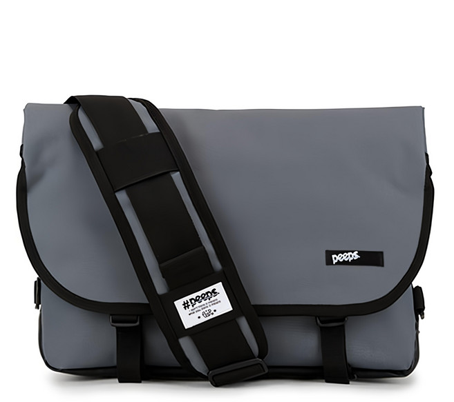 peeps essential 郵差包, 炭灰色