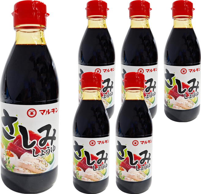 MARUKIN 丸金 生魚片用醬油, 200ml, 6瓶