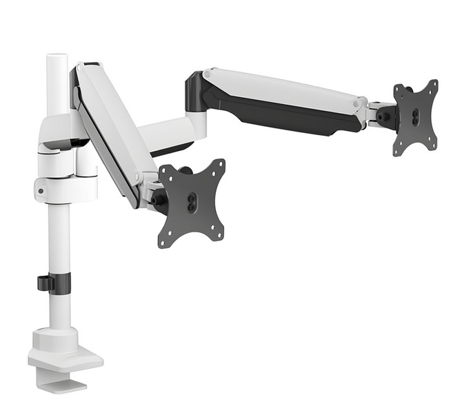 cameLmounT 貼壁式 優質雙螢幕支架 CMA2V 白色 1入, 1個