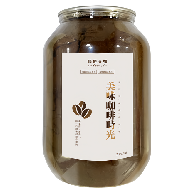 順便幸福 典藏罐裝咖啡粉-低因, 咖啡粉, 200g, 1罐