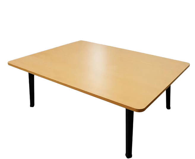 USEFUL DESIGN 悠室屋 和風折疊桌 黑腳, 木板 顏色隨機