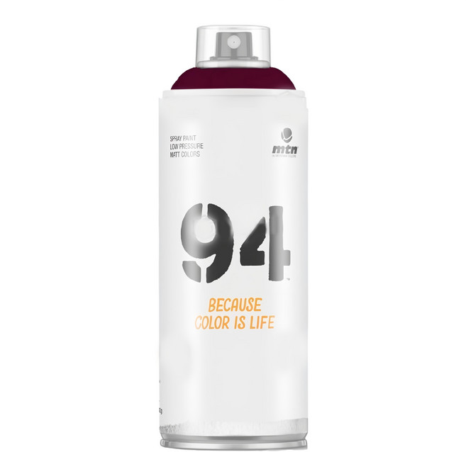 mtn 94噴漆 danger red rv-168 mtn-r0168, 火紅色, 1瓶