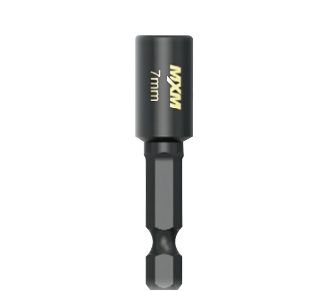MXM TOOLS 抗衝擊磁性六角套筒接桿 MB73002 7 x 50mm, 1個