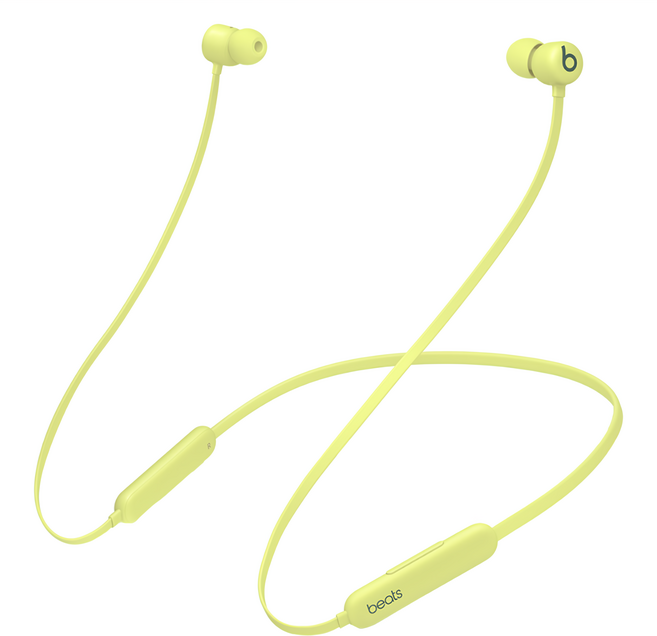 Beats Flex 無線入耳式耳機 Apple W1晶片 磁性耳塞設計 快速充電, 柚子黃