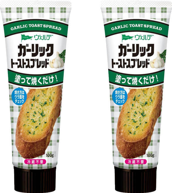 VERDE 管裝蒜味醬, 100g, 2條