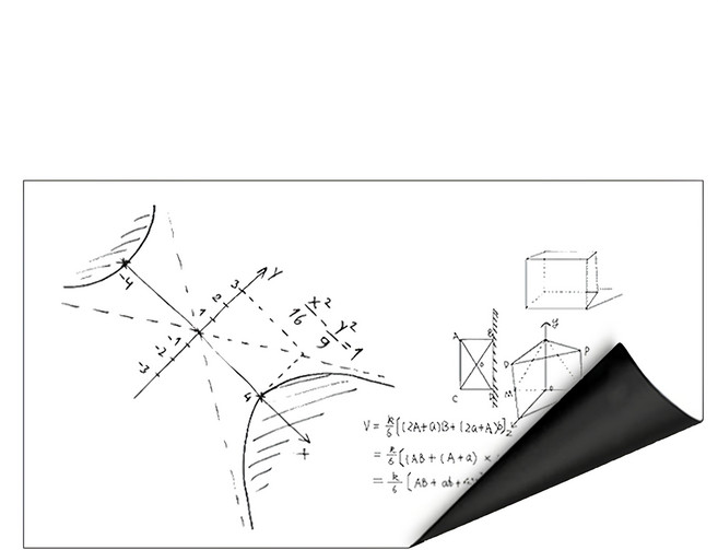 Neon 台灣霓虹 磁性可移除白板貼, 白色