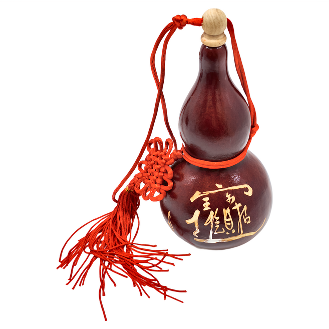 開運陶源 葫蘆吊飾, 棕色葫蘆, 1組