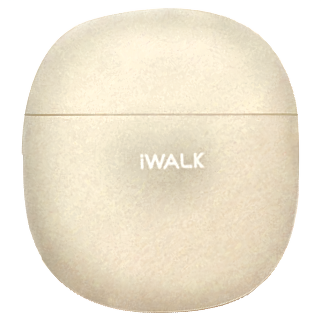 Iwalk Battery 鵝卵石藍芽耳機, BTA006, 奶茶