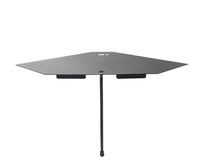 FIELD WORKS 鐵件桌板配件鑽石轉板 狂派箱專用 (可調節高度) 鐵與粉體烤漆, 黑色