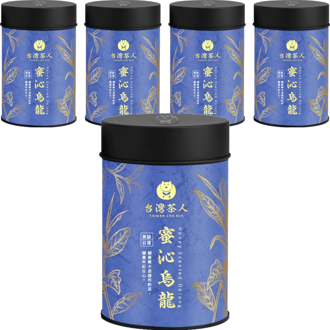 台灣茶人 茶語日常 蜜沁烏龍, 75g, 1入, 5罐