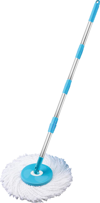 U-mop 超長桿1桿1布 水藍色 不含水桶, 1組