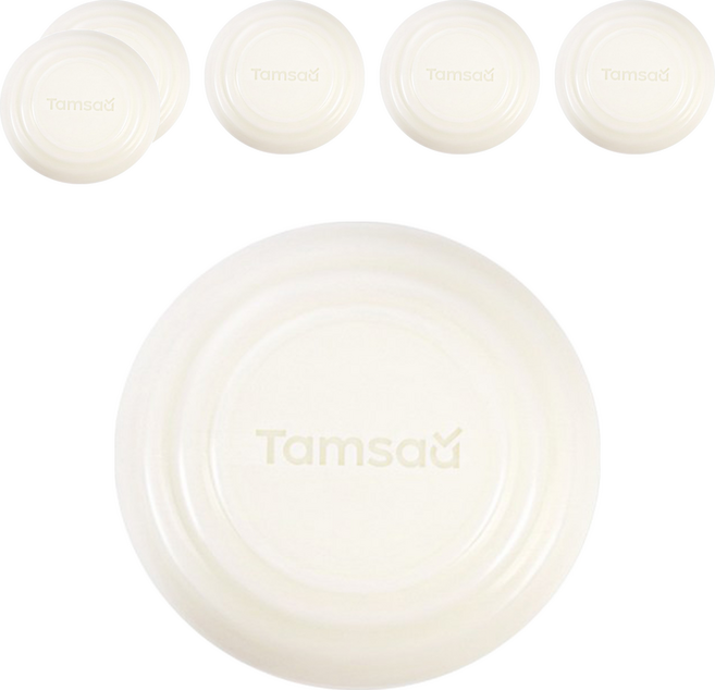 Tamsaa 保濕山羊乳肥皂 白色, 90g, 6個