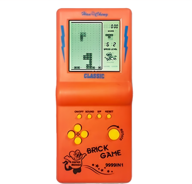 懷舊遊戲機 俄羅斯方塊機 3歲以上 19 x 8cm, 顏色隨機, 1個