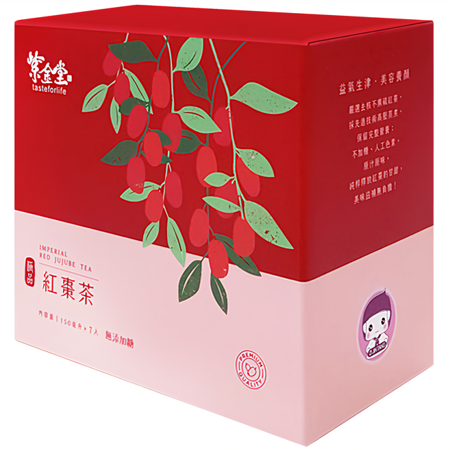 紫金堂 極品紅棗茶, 150g, 7包