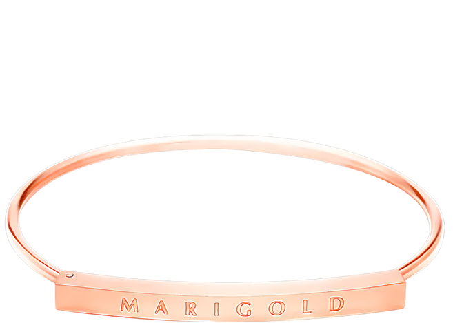 RADIANT STAR 璀璨之星 鈦鋼 MARIGOLD品牌LOGO手環 KMD015