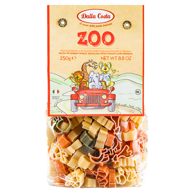 Dalla Costa 達樂 動物園造型義大利麵, 250g, 1個
