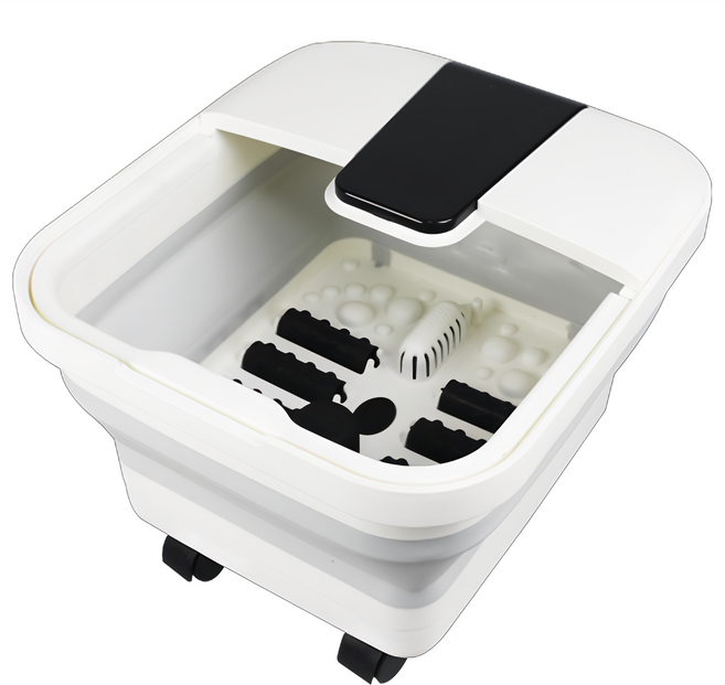 SUPA FINE 勳風 石墨烯折疊式足浴機 36.5 x 32.5 x 23.5cm 2.2kg, GHF-K5785, 質感白