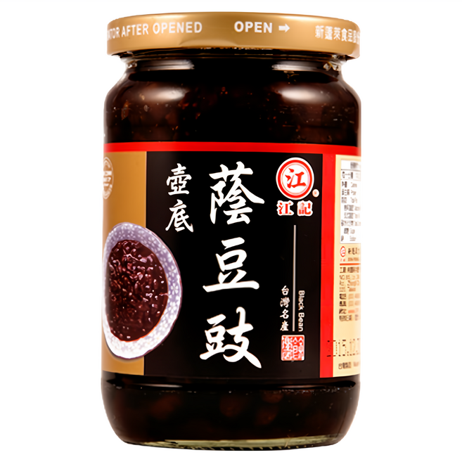 江記壺底蔭豆豉 台灣名產, 360g, 1罐