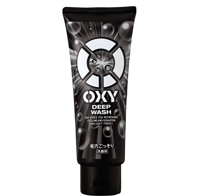 ROHTO 樂敦 OXY 男士竹炭控油洗面乳, 130g, 1條