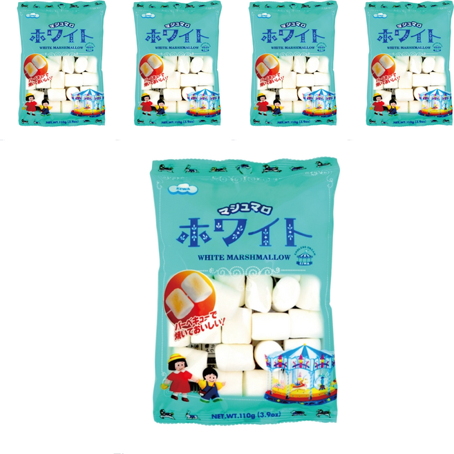 EIWA 香草風味棉花糖, 110g, 5包