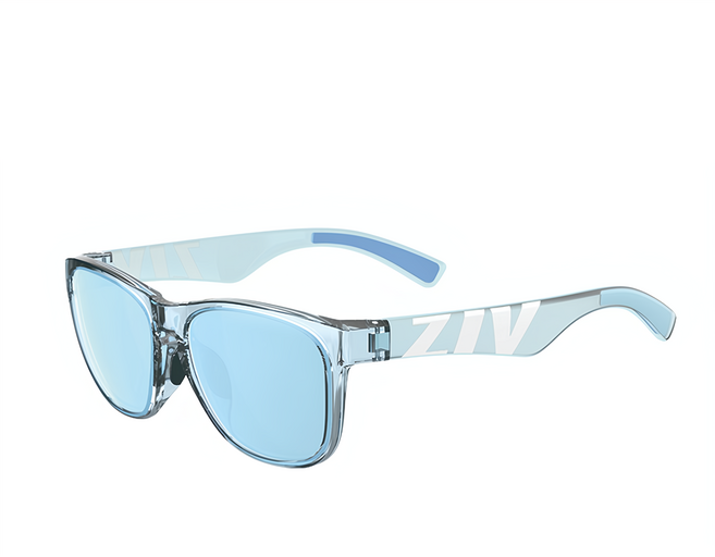 ZIV 2024 潮牌太陽眼鏡 F72, 1個, 透明藍