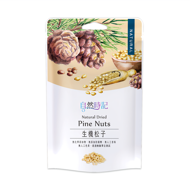 Nature Time 自然時記 生機松子, 120g, 1包