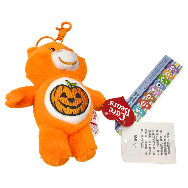 Care Bears 立體絨毛吊飾 南瓜, 14厘米, 橘色, 1個