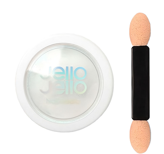 Jello Jello 極光鏡面粉+雙頭海棉棒, JP-06 Mermaid, 1組