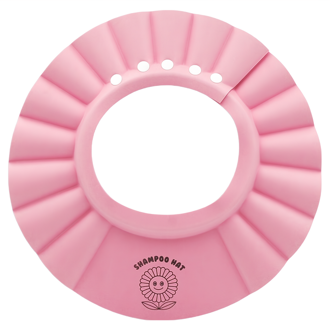 waido 和愛堂 兒童洗髮帽 44~52cm適用, 粉色, 1個