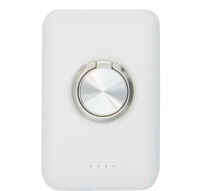 HONG JIN Magsafe 行動電源 98 x 63 x 18cm 136g, 白色, 1個