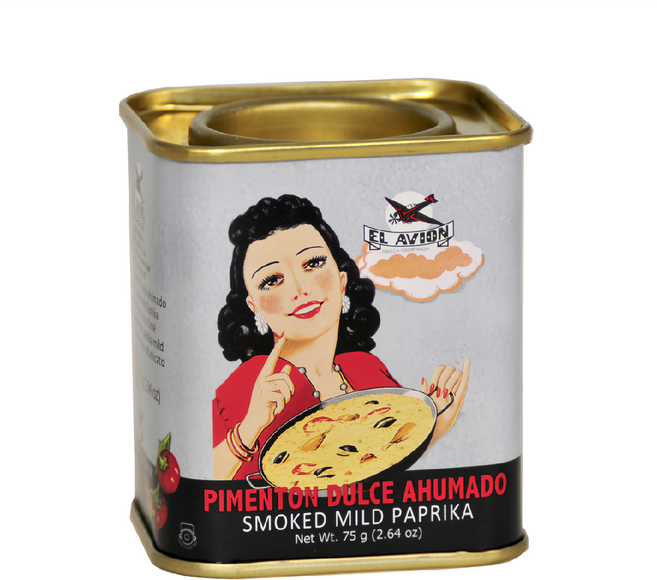 EL AVION 香料航家 天然煙燻紅椒粉 復刻限量版 西班牙進口 75g, 1罐