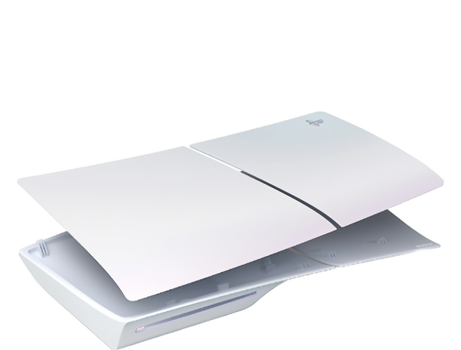 PlayStation PS5 Slim 主機護蓋, CFI-ZCS2, 閃耀珍珠白, 1個