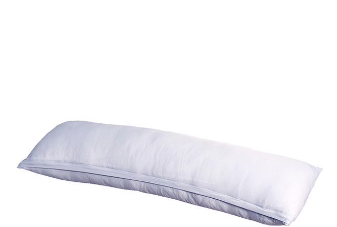 EmBrace 英柏絲 冰絲涼感小長舒眠抱枕, 紫堇色