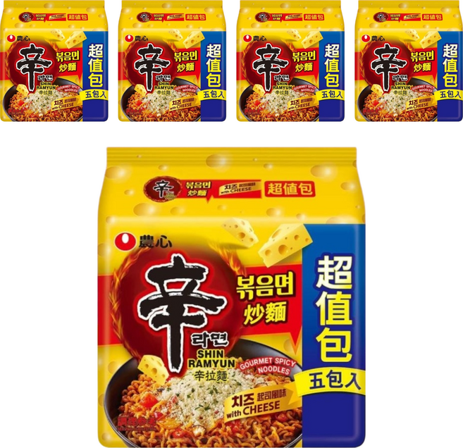 NONGSHIM 農心 辛炒麵 起司風味, 25包
