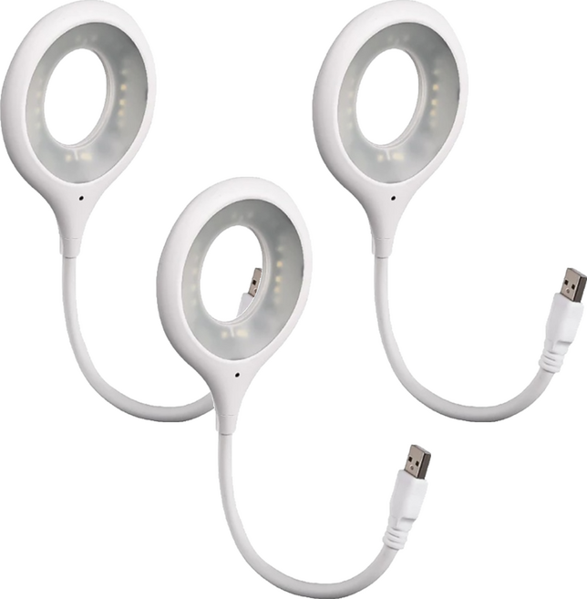 小麥購物 聲控小夜燈 Y858 53g 3個, 白色