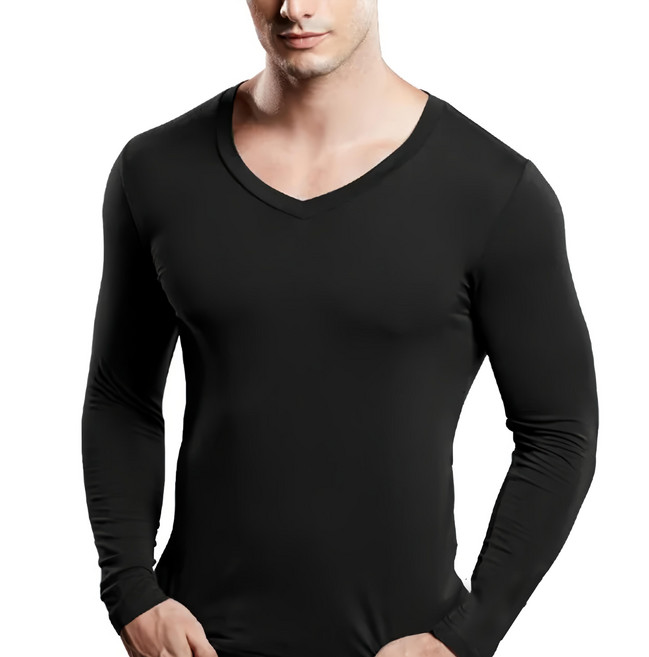 Free King 富立金 男款 極速V領發熱衣 台灣製