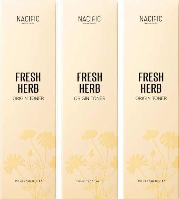 NACIFIC 金盞花化妝水 Fresh Herb Origin Toner 150ml, 3瓶