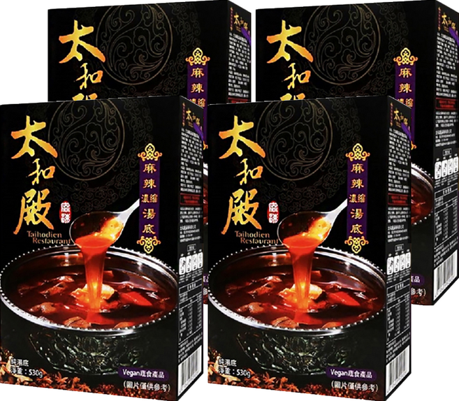 太和殿 麻辣鍋濃縮湯底, 530g, 4盒