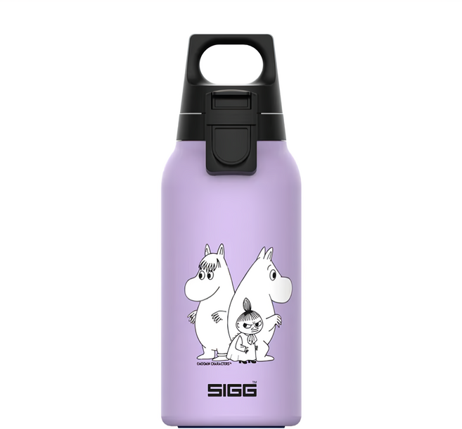 SIGG 輕量保溫瓶 Moomin聯名款, 嚕嚕米來逗陣 紫色, 330ml, 1個