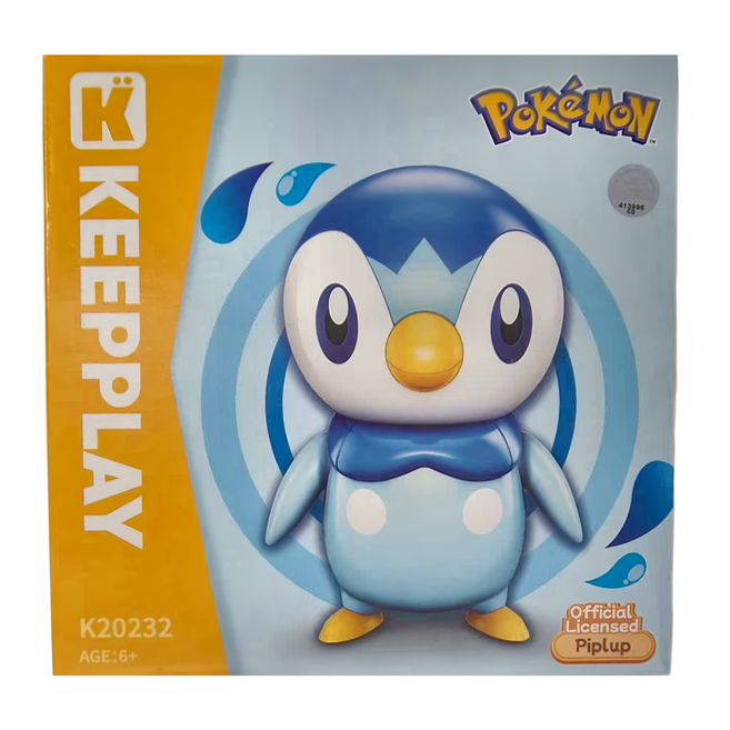 QMAn 啟蒙 寶可夢圓頭系列積木 - KEEPPLAY, 波加曼 藍色, 1盒