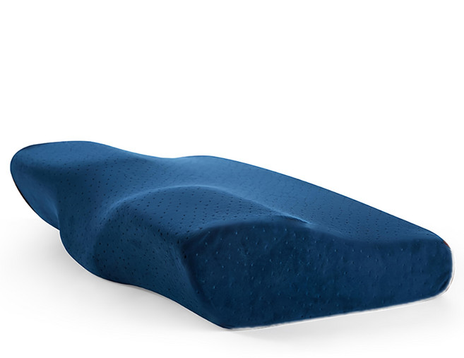小麥購物 蝶型記憶枕 L702, 1個, 沉穩藍