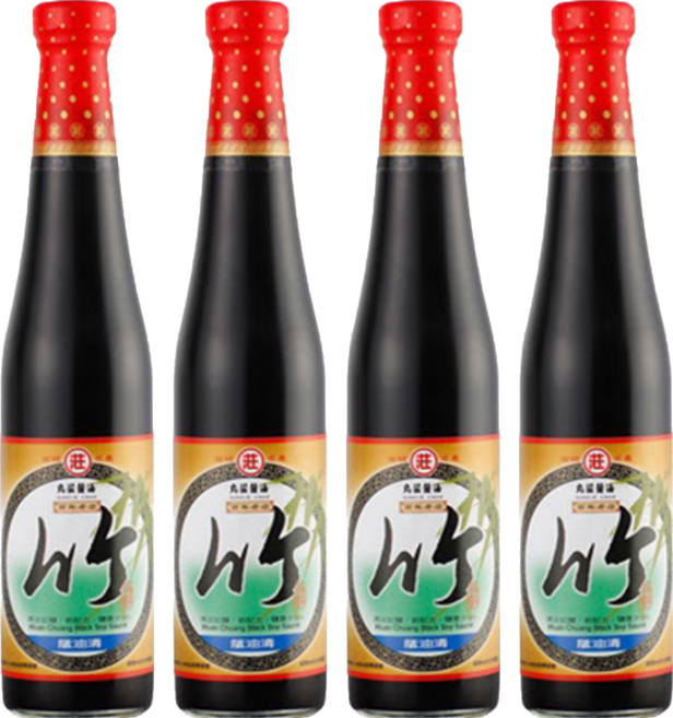 丸莊醬油 竹級黑豆蔭油清, 420ml, 4瓶