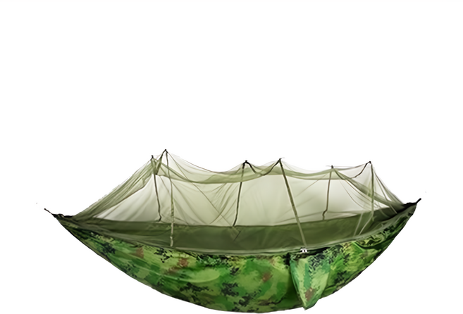 吊床蚊帳 二合一 760g, 迷彩色